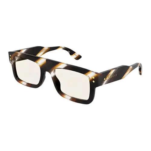GUCCI Acetate Irregular Shape Sunglasses Women's