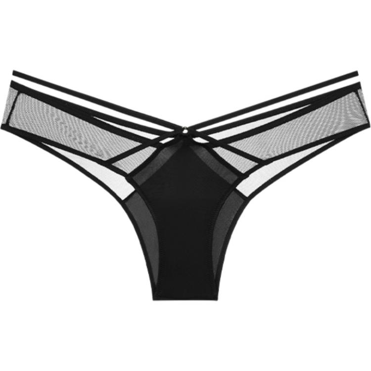 Женские трусы Victoria's Secret Low Rise Thong (черные)