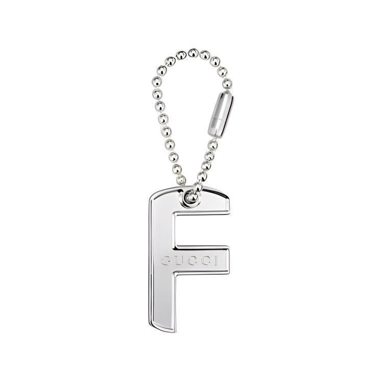 Кулон Gucci F charm 925 (серебряный)
