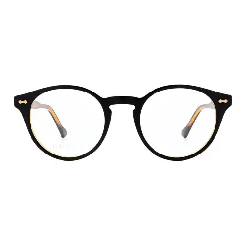 GUCCI Round Eyeglass Frames Unisex Black