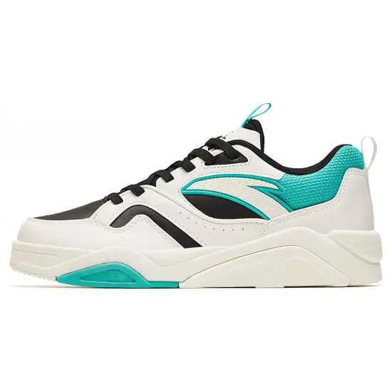 ANTA Lieyan3.0 Skateboard Shoes Men Low-Top White Green