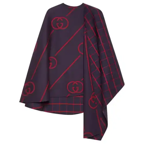 GUCCI Shawls Women's Burgundy