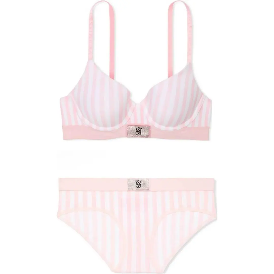 Victoria's Secret Underwear Set Women's Girly Pink