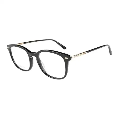GUCCI Rectangular Eyeglass Frames Women's Black