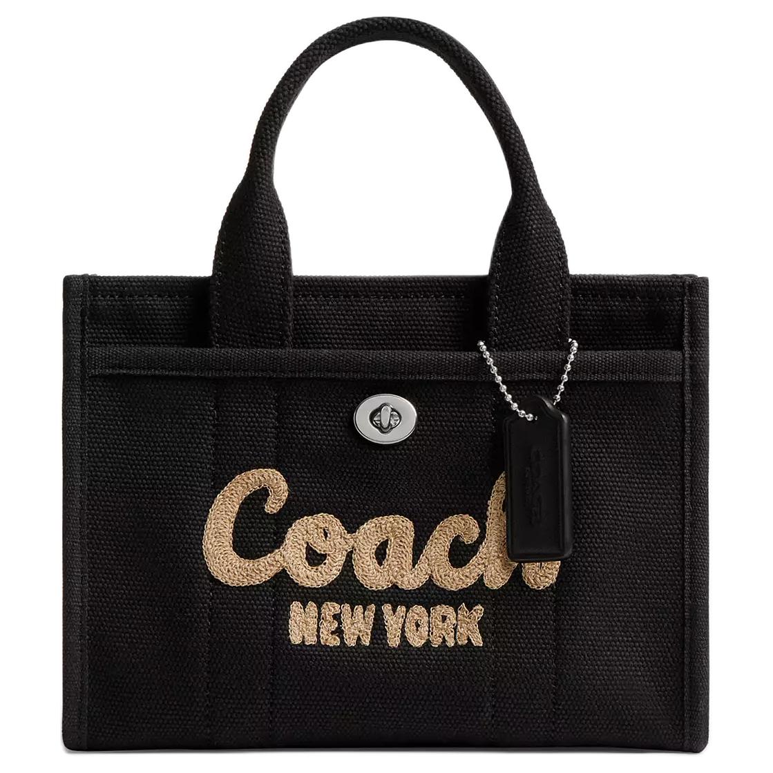 Женская сумка COACH Cargo 20 (черная)