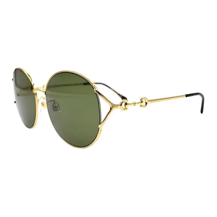 GUCCI Horsebit Round Sunglasses Women's