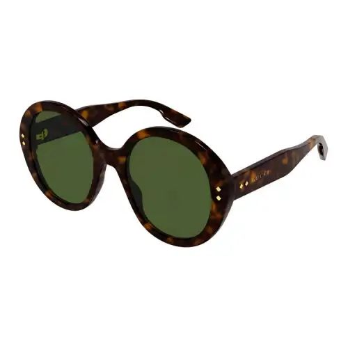 GUCCI Round Sunglasses Unisex Brown