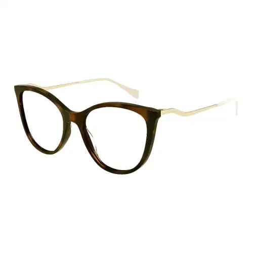 GUCCI Cat Eye Prescription Glasses Women's Tortoiseshell