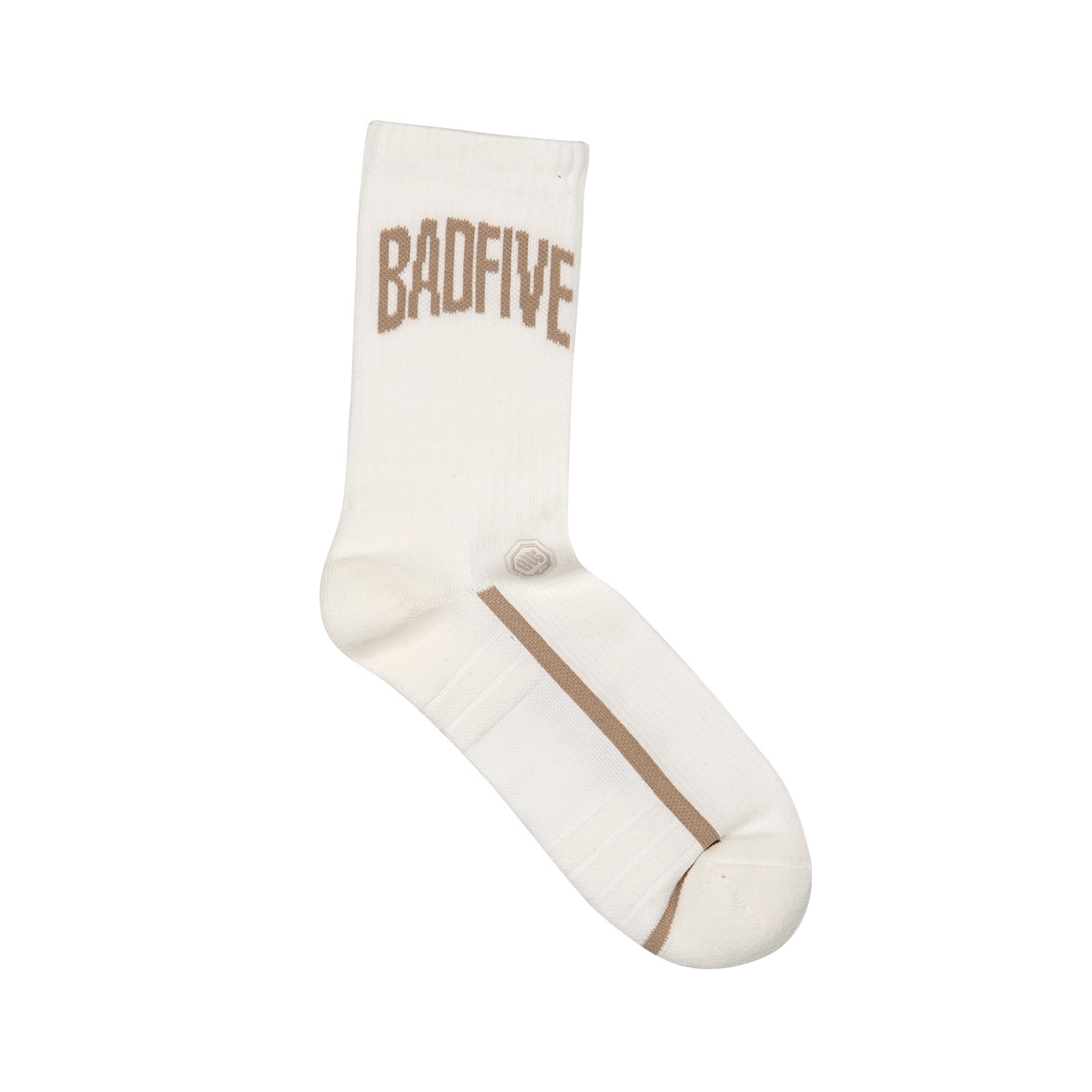 Li Ning Crew Socks Unisex 1 Pack Ecru