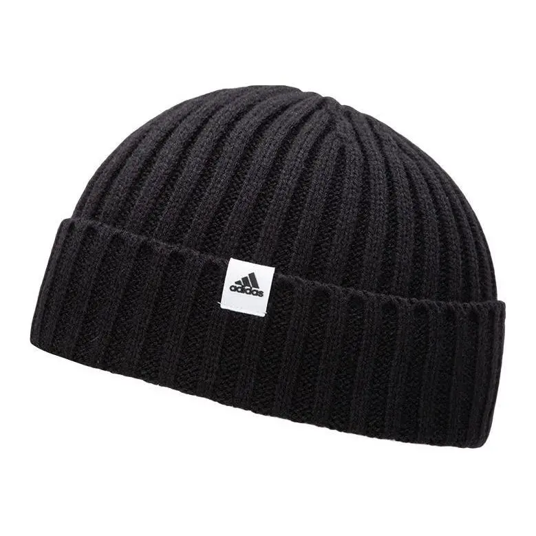 Adidas Original Design Acrylic Beanies Unisex Black