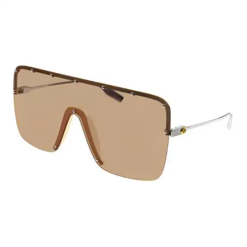 GUCCI Plate Irregular Shape Sunglasses Unisex