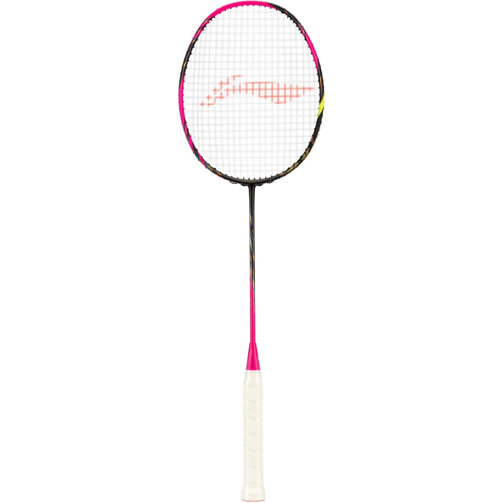 LiNing Li Ning Fengying 900 NEW 900NEW full carbon badminton racket, high elasticity, durability, light speed (increase swing speed), professional grade 4UG6 fluorescent berry red