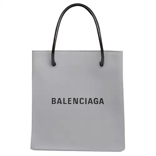 Balenciaga Cow Leather Handbag Extra Mini Unisex Smoke Gray