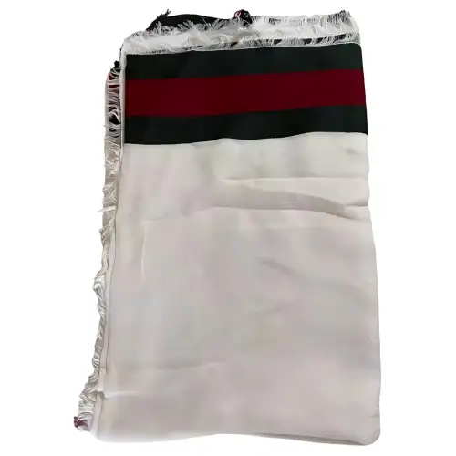 GUCCI Knit Scarves Women's Ecru