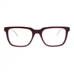 GUCCI Square Eyeglass Frames Women's Red