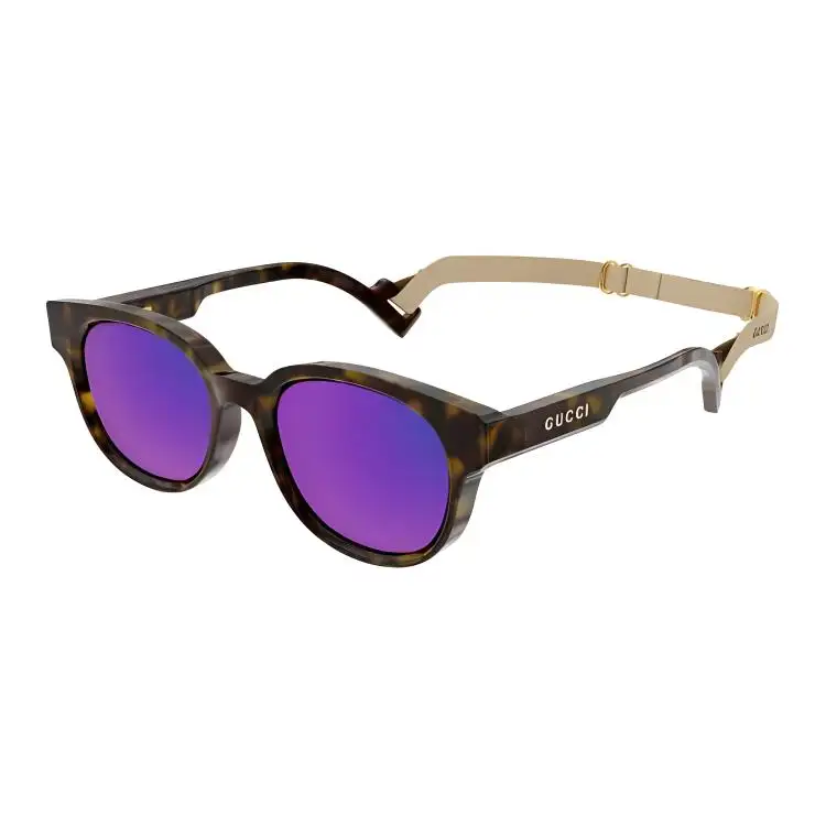 GUCCI Irregular Shape Sunglasses Men's