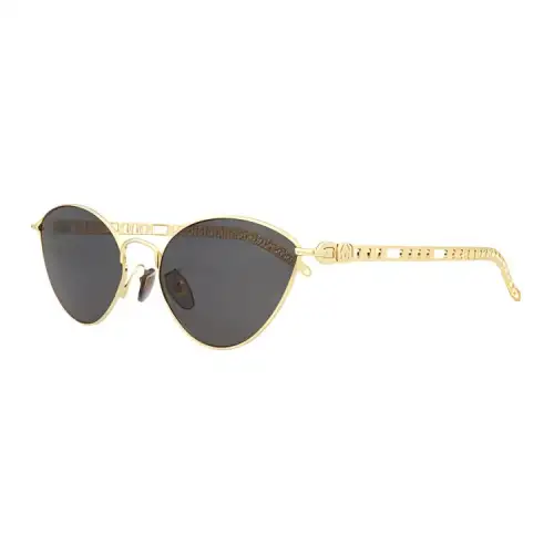 GUCCI Cat Eye Sunglasses Unisex Gold