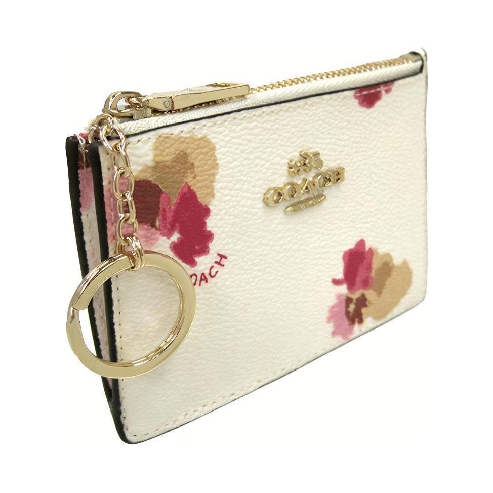 Женский кошелек COACH Skinny Id Case (белый) — фото 3