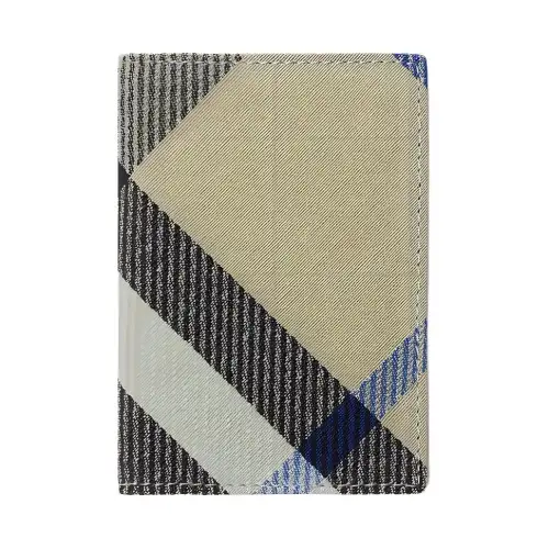 Burberry Polyester With Cotton Card Holder Men's Moss Green
