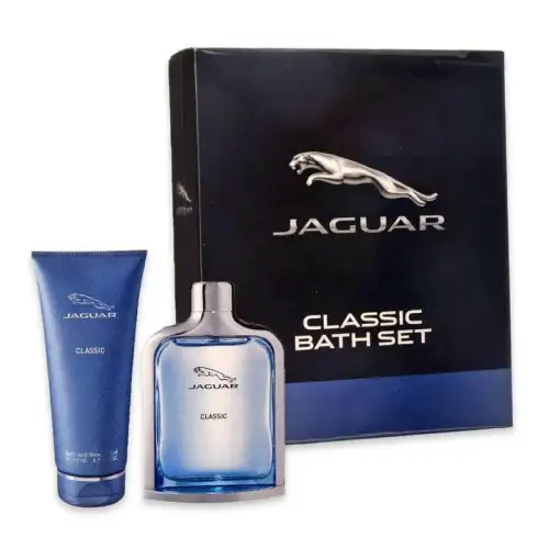 JAGUAR Classic blue perfume, set, men's style, 2 pieces