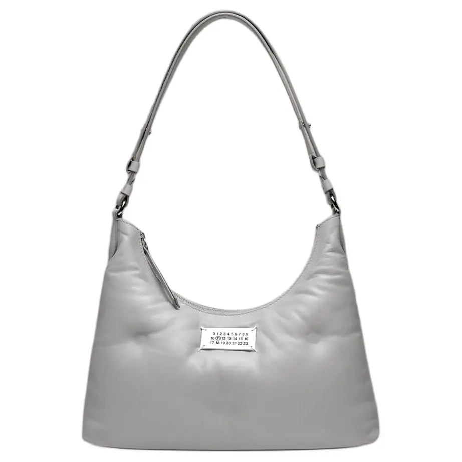 Maison Margiela Nappa Leather Shoulder Bag Small Women's Glacier Gray