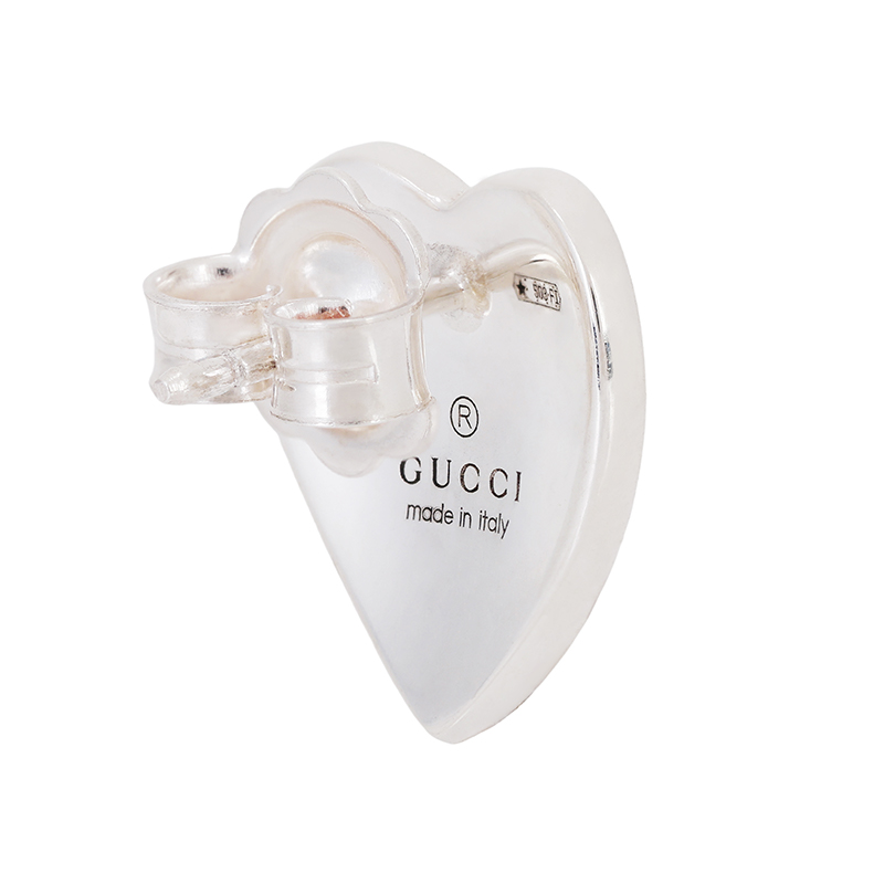 Серьги Gucci G 925 (красный) — фото 4