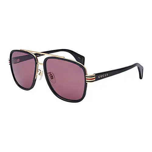 GUCCI Aviator Sunglasses Women's Black