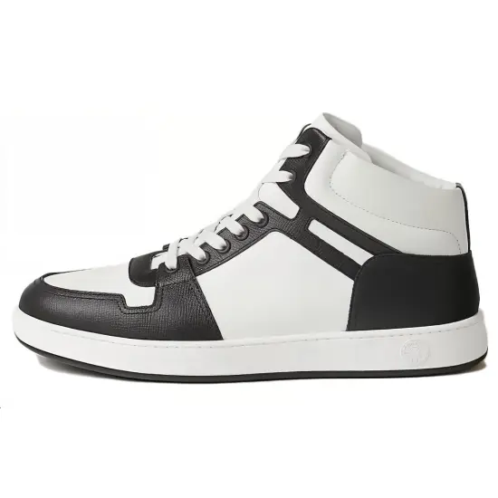 HERMES Skateboard Shoes Men High-Top White