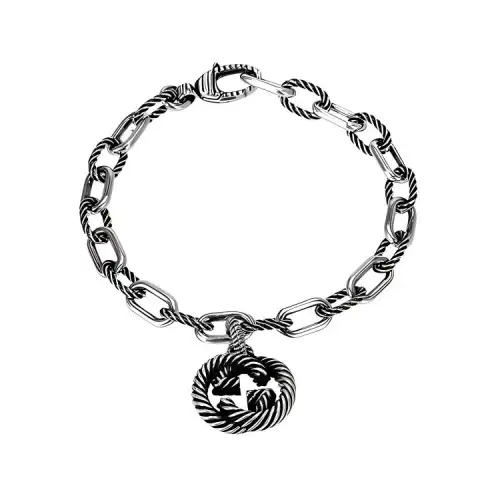 GUCCI GG Bracelets Unisex Silver