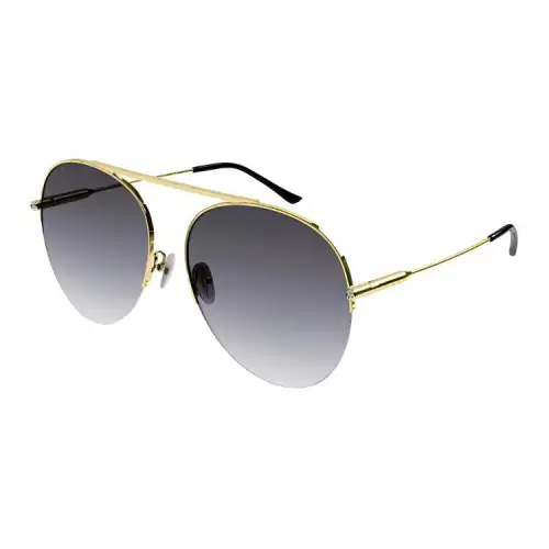 GUCCI Aviator Sunglasses Women's Gold