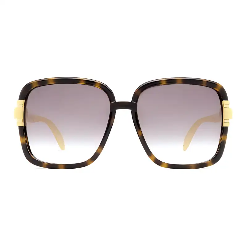 tortoiseshell-effect sunglasses