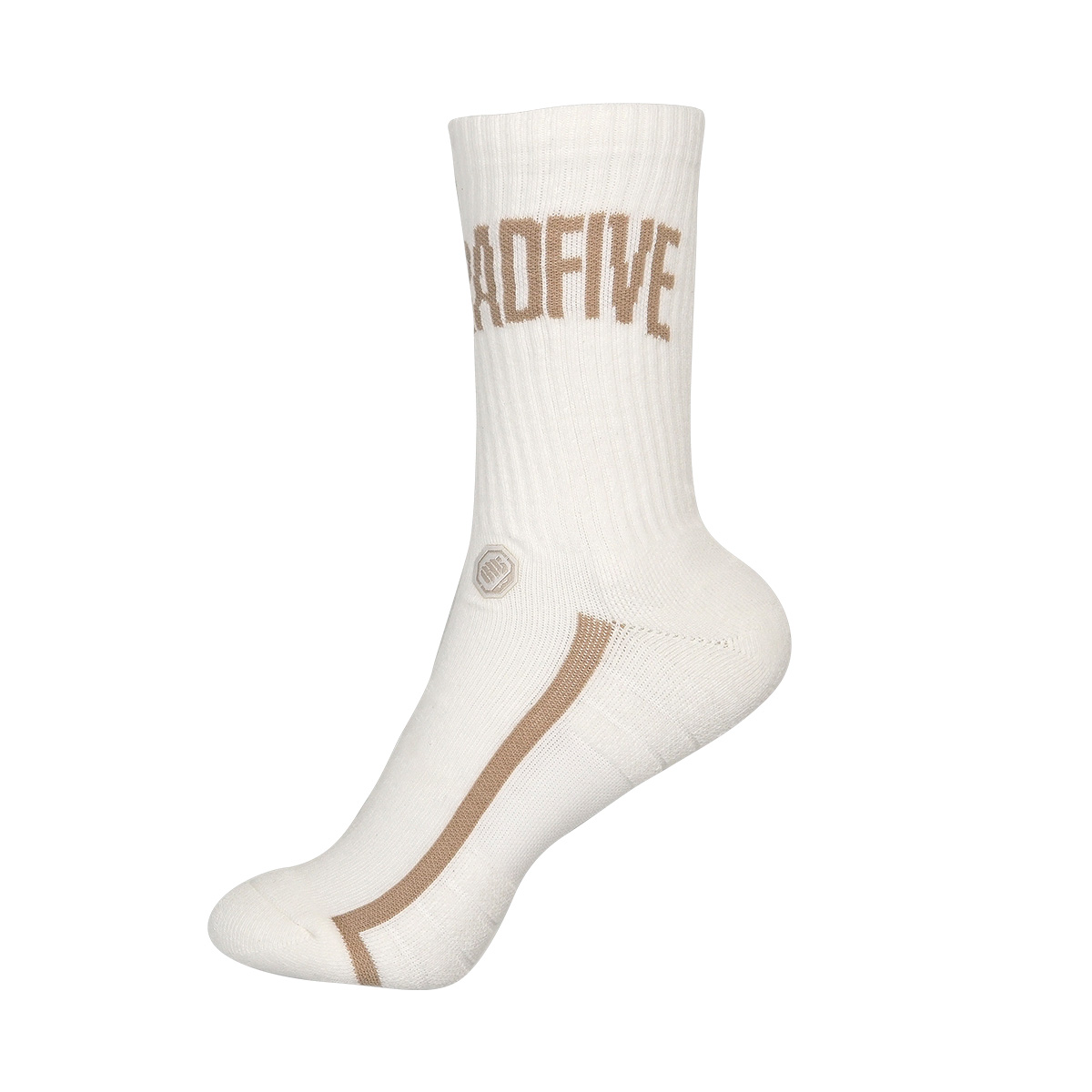 Li Ning Crew Socks Unisex 1 Pack Ecru