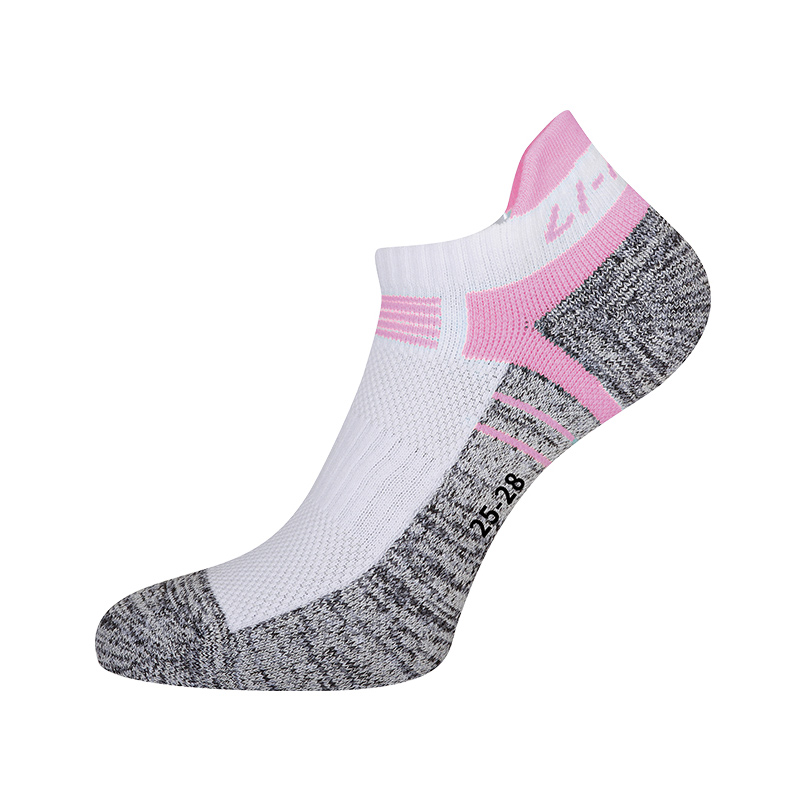 Li Ning Ankle Socks Women's 1 Pack White/Red