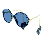 GUCCI Fashion Round Sunglasses Unisex