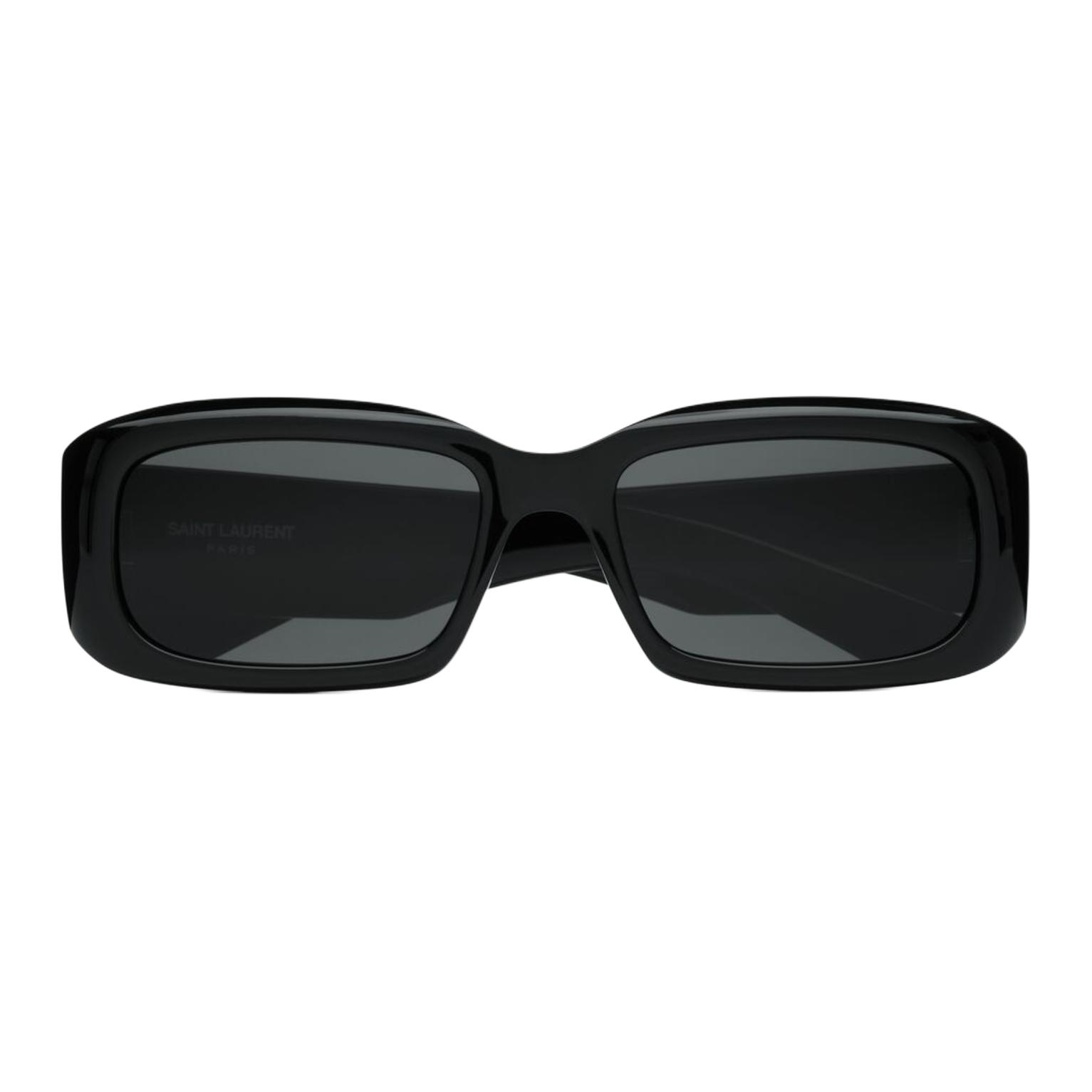Женские очки SAINT LAURENT Logo (черные) — фото 3