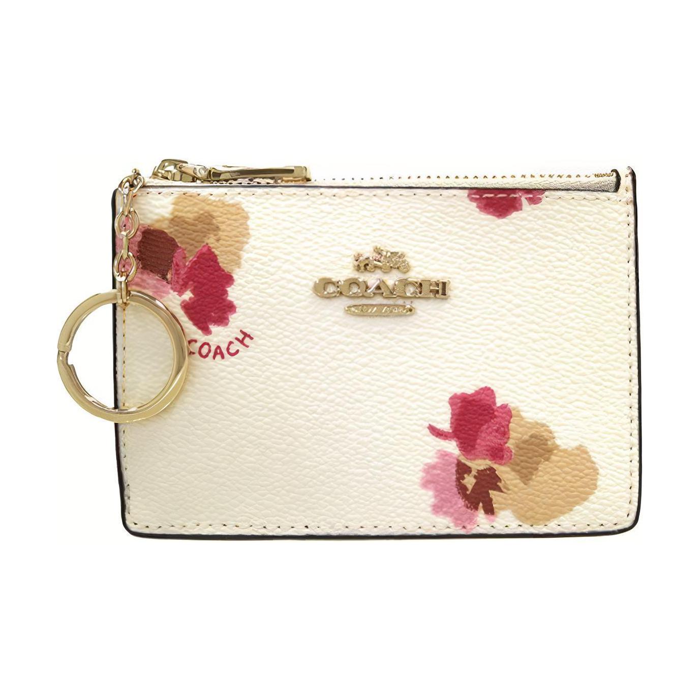 Женский кошелек COACH Skinny Id Case (белый) — фото 2