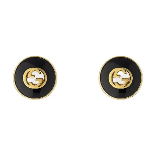 Gucci Interlocking 18k stud earrings
