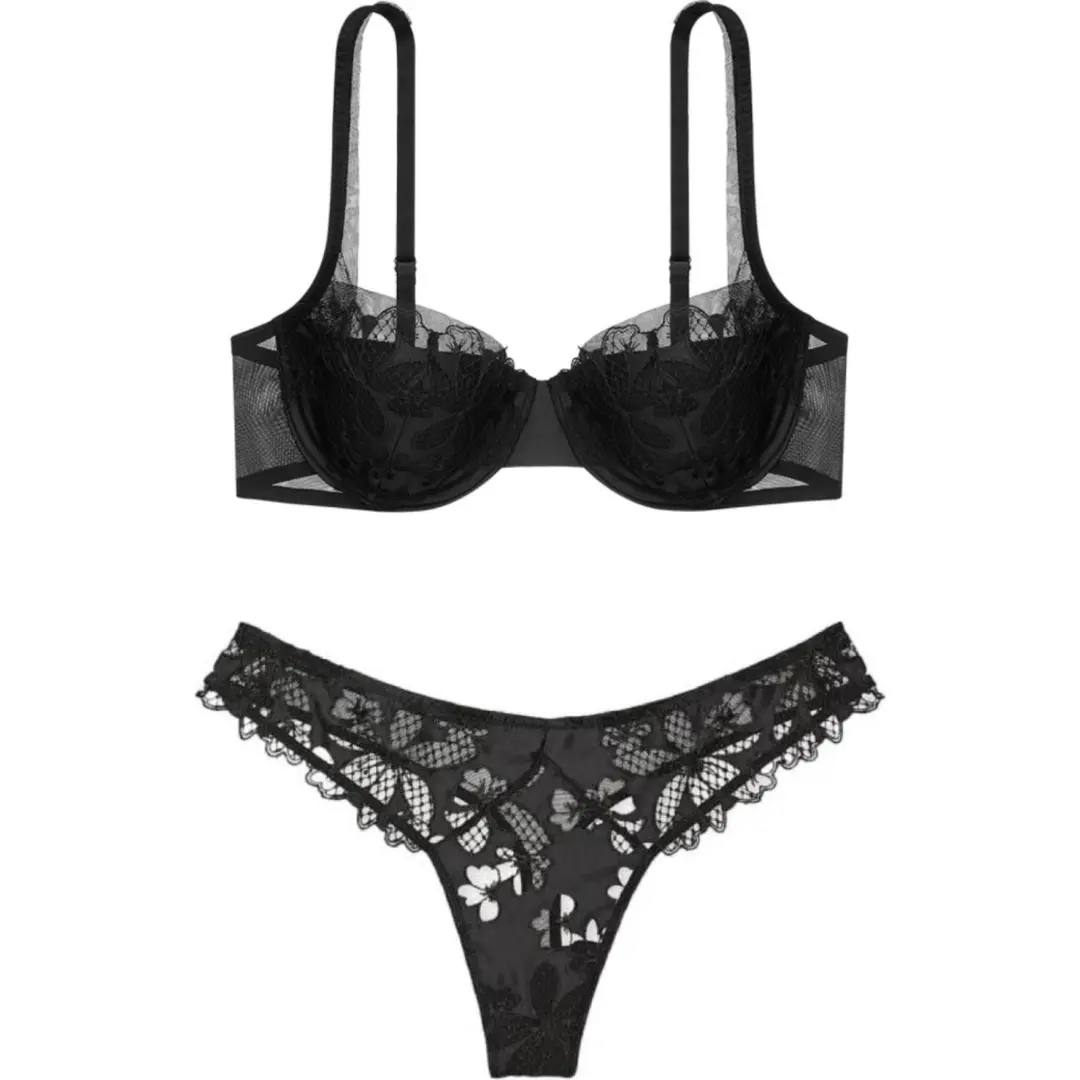 Victoria's Secret Underwear Set Women's Black