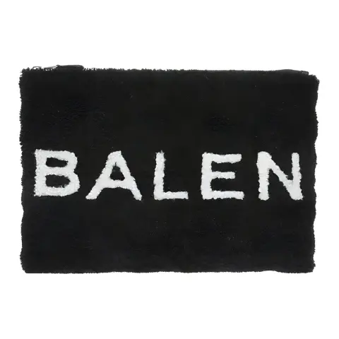 Balenciaga Wool Handbag Clutch Women's Black