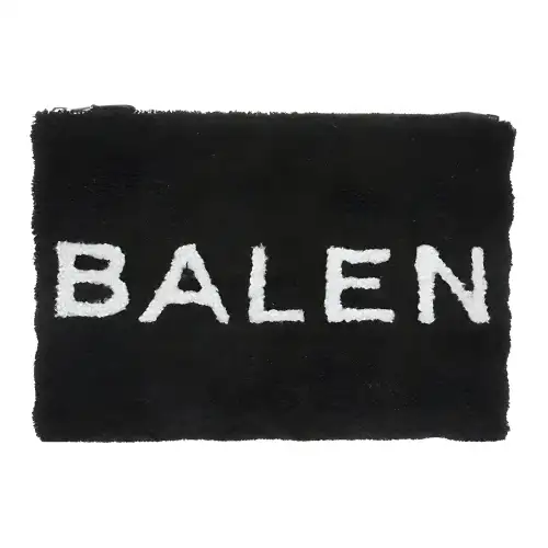 Balenciaga Wool Handbag Clutch Women's Black