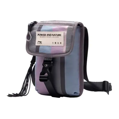 Li Ning Urban Outdoor Collection Fabric Crossbody Bags Regular Unisex Purple