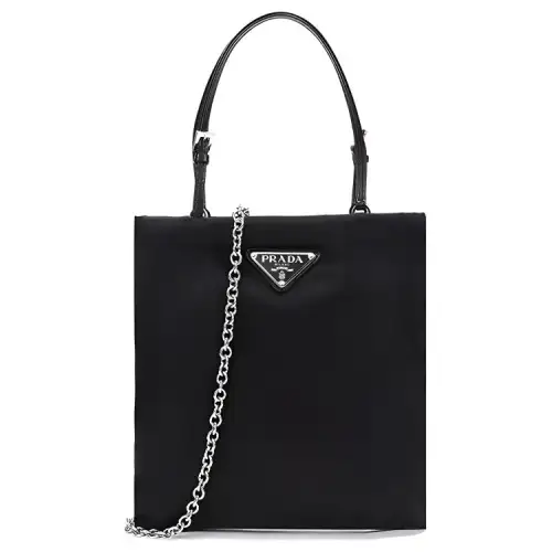 PRADA Nylon Shoulder Bag Black