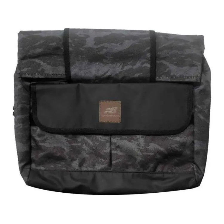 New Balance Fabric Messenger Bag, Crossbody Bag, Shoulder Bag Regular Unisex Black