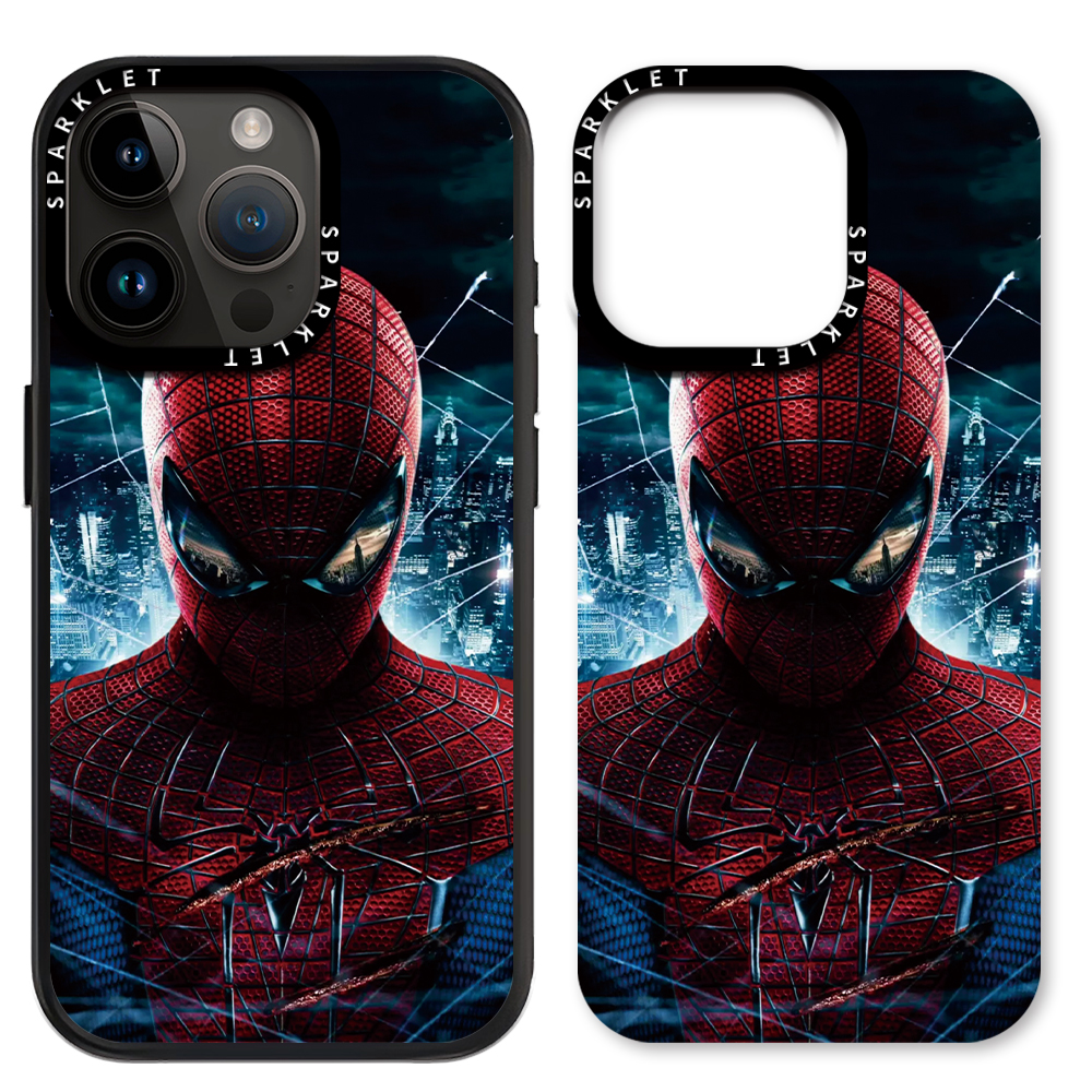 Disney Disney ABS+PC material Marvel Spider-Man Peter Parker magnetic replaceable case advanced wireless charging mobile phone case suitable for Apple/apple 16/15/14/13 PRO/MAX trendy and cool