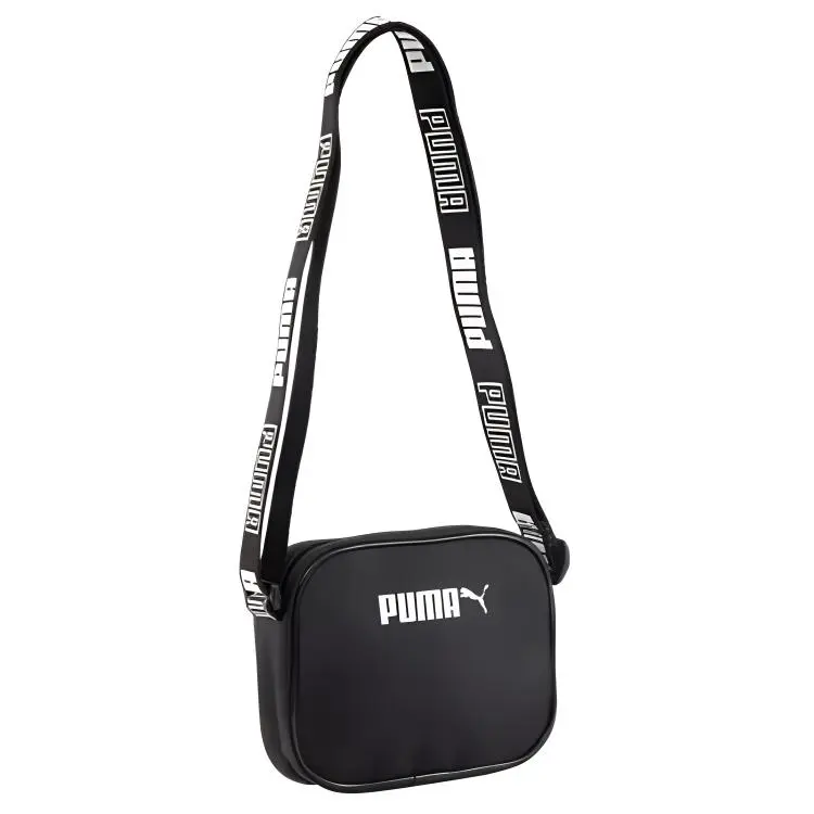 PUMA Fabric Shoulder Bag, Crossbody Bag Regular Women's Black