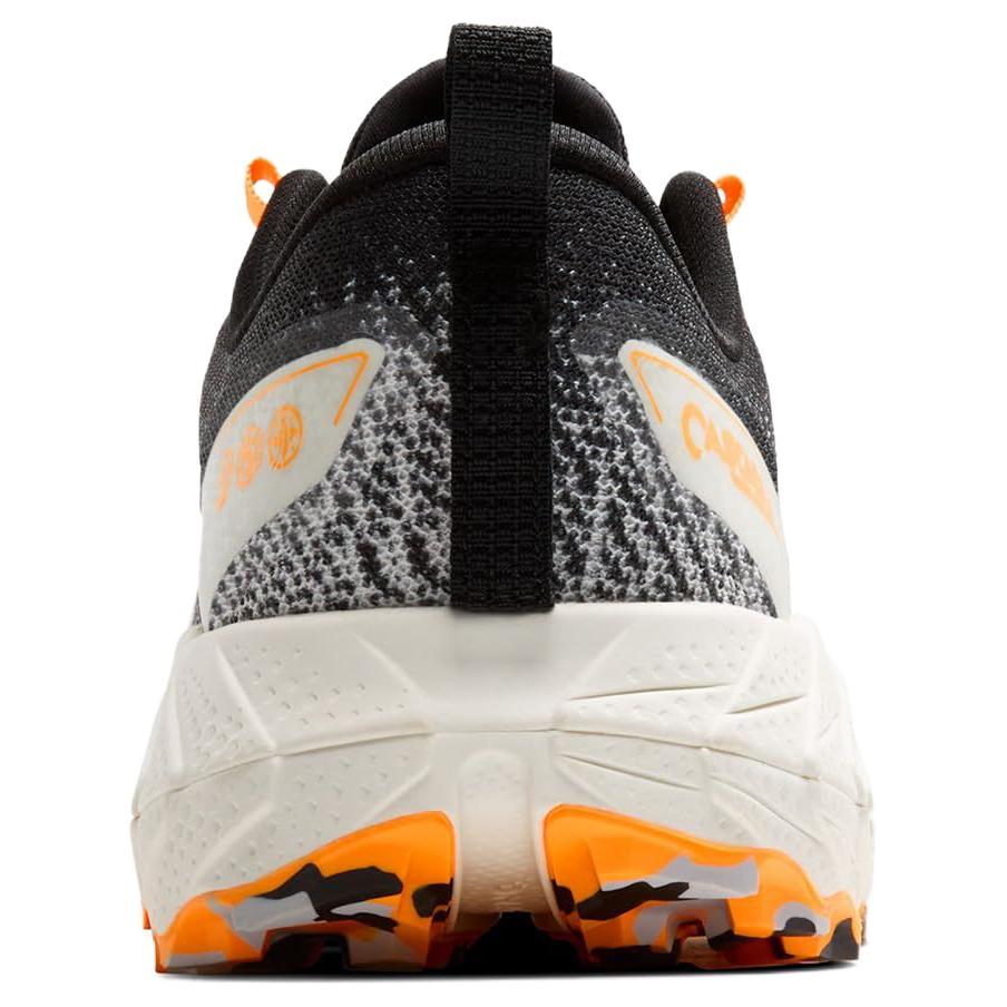 Brooks Cascadia18 Comfortable Slip Resistant Abrasion Resistant Low top Running Shoes Unisex Black Orange