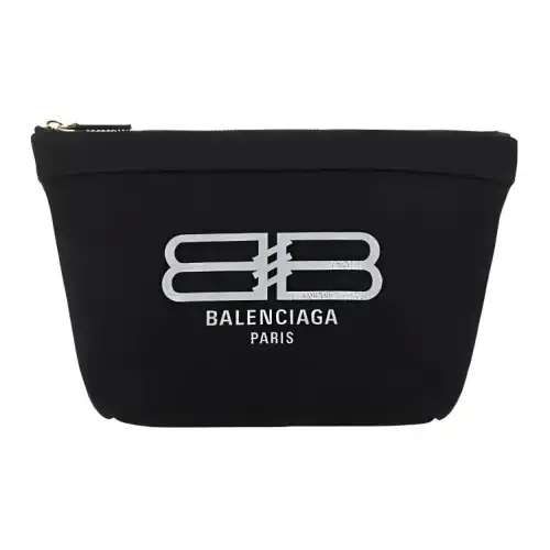 Balenciaga Cotton Clutch Women's Black