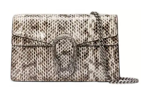 GUCCI Dionysus Python Skin Shoulder Bag, Crossbody Bag, Handbag Women's