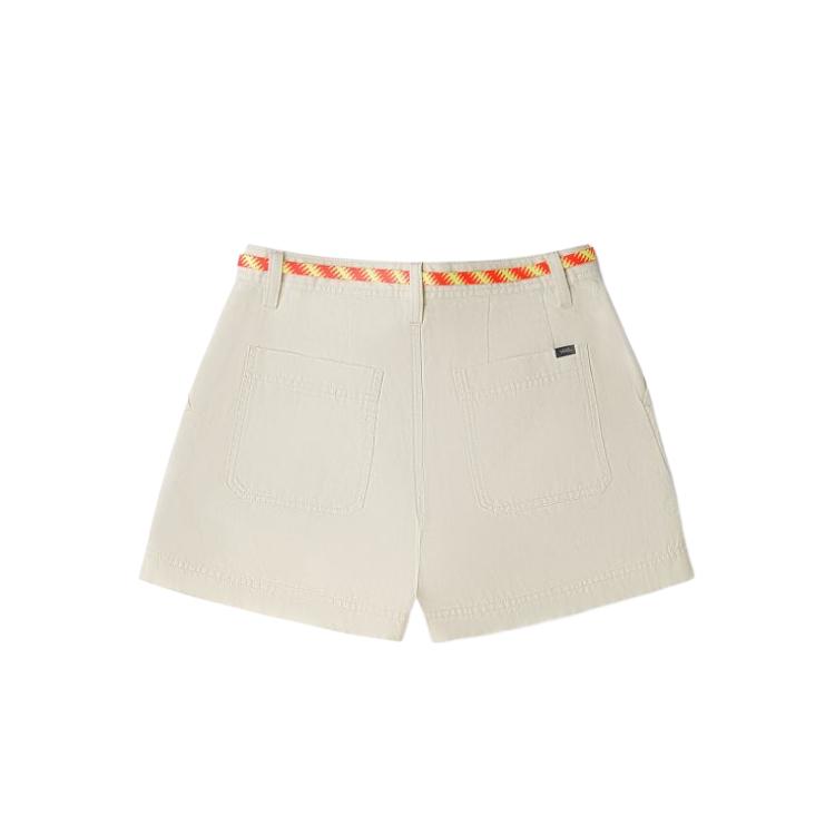 Женские шорты Vans Woven Shorts (бежевые) — фото 2