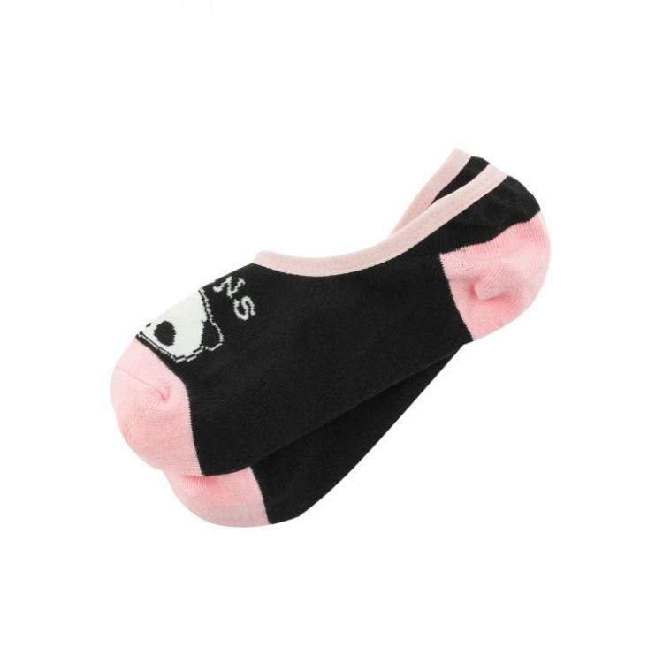 Vans SOCKS SS No Show Socks Women’s 2 Pack Black Pink